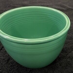Vintage Fiesta Ware Original Green Mixing Bowl #2 Nesting Bowl